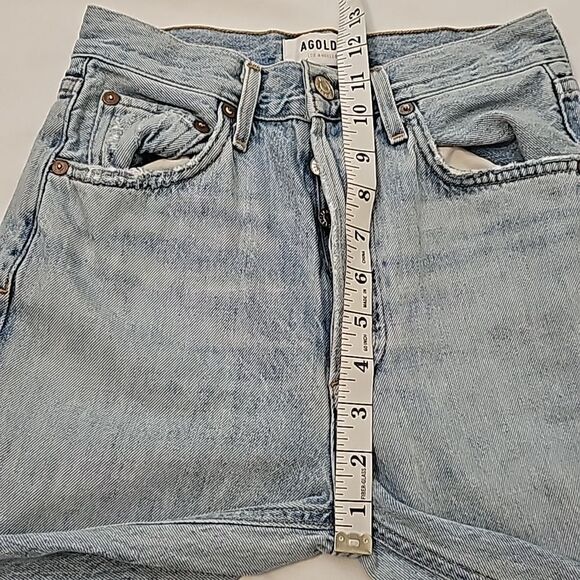 AGOLDE DISTRESSED JEANS SIZE 24 - Picture 4 of 12